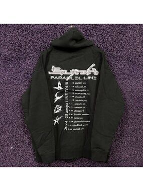 Aespa Synk: Parallel Line Tour Zip-Up Hoodie Size Extra Large
